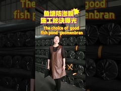 Fischteich-Abdichtung HDPE-Geomembran