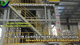 Herstellung von HDPE-Geomembranauskleidungen