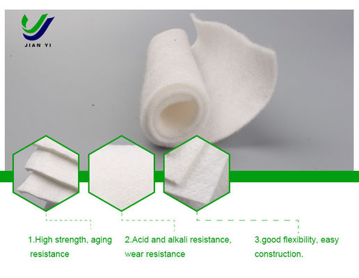 Qualität  Long Fiber Geofabric Roll For Beach Embankment And Harbor Pier Reinforcement usine