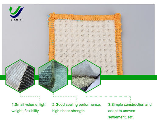 Anti-Seepage Bentonit Geosynthetische Tonfolie für Flüsse und Seen