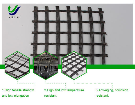 Anti-Aging-Glasfaser-Geogrids für Asphalt-Zement-Pflasteruntergrund verstärkt