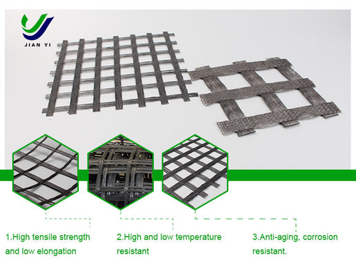 Chemikalienbeständiges Glasfaser-Geogrid, das in Zementbetonbelag verwendet werden kann