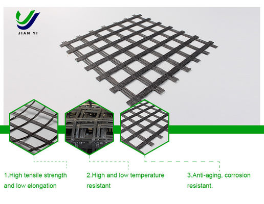 Geogrid aus Glasfaser zur Verringerung von Reflexionsspalten auf dem Asphalt