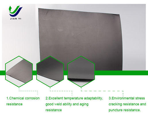 UV-beständige Geomembranplatten aus HDPE für Deponien, Bergbau und Teichbelag