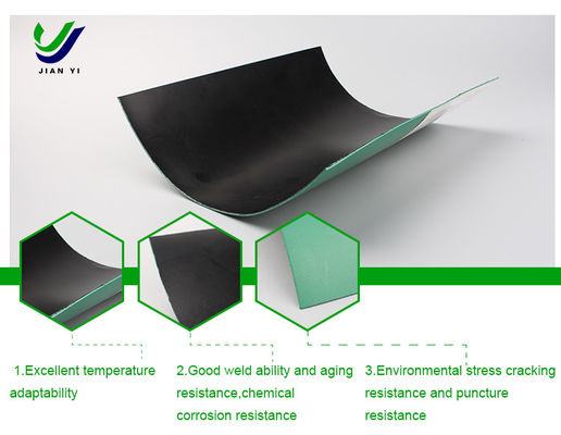 Glatte Geomembran aus HDPE für Reservoir und künstlichen See