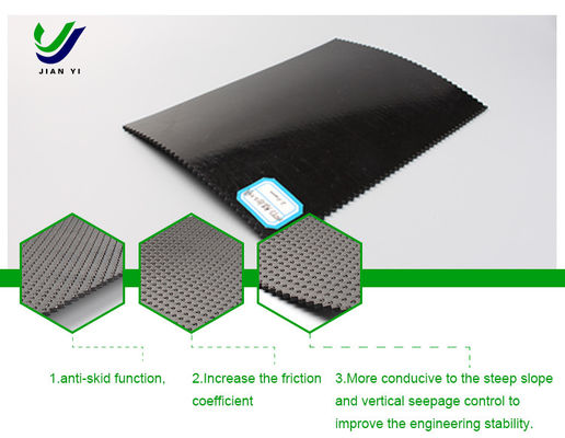 Geomembran aus texturisiertem HDPE für Steigungstechnik und Damm-Anti-Leckage