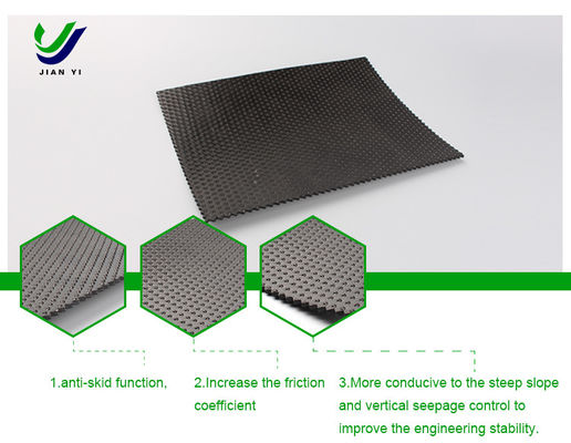 Geomembran aus HDPE mit Textur 6m-8m Breite für steile Hänge