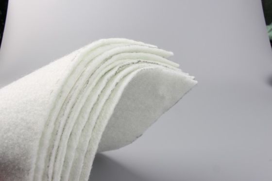 Geotextil aus Stapelfasern mit hoher Festigkeit und Formbarkeit für komplexe Oberflächen 100-800 g/m2