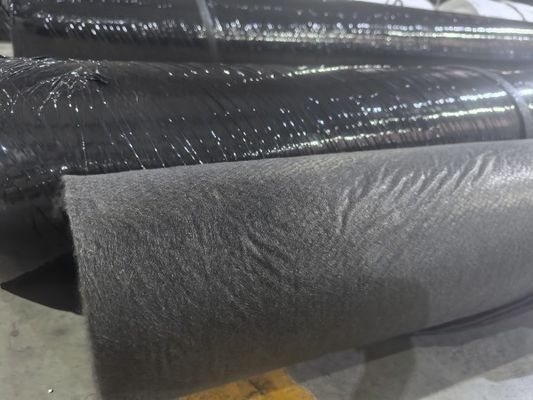 Säure- und Alkalibeständiges Geotextil aus schwarzen langen Fasern zum Umweltschutz