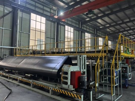 Kohlenstoffschwarz 2,0-3,0% HDPE Geomembran mit Textur zur Verhinderung von Schadstoffen bei der Lagerung von Abfälle