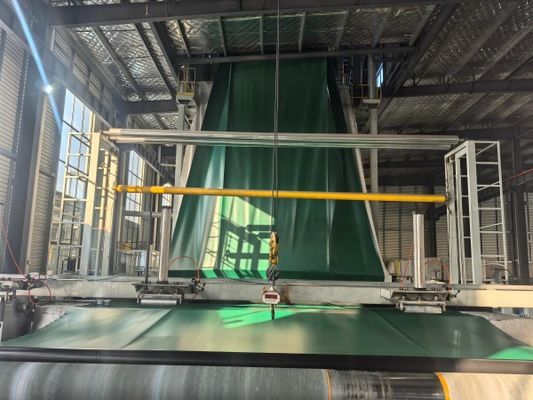Langlebige Lösung Schwarz und Grün HDPE Glatte Geomembran hervorragende Alterung und UV-Resistenz