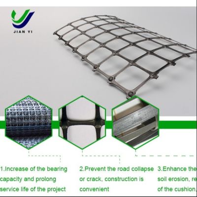 Schutz von Pisten und Straßenbau Biaksial-Plastik-Geogrid für große Flughäfen und Parkplätze
