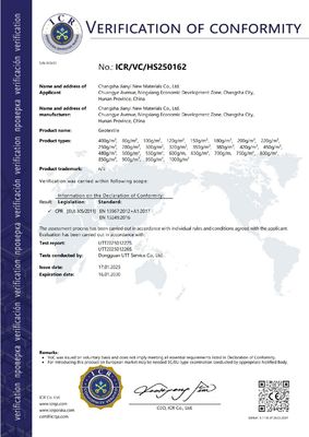 100-800 g/m2 Geotextil aus Stapelfasern