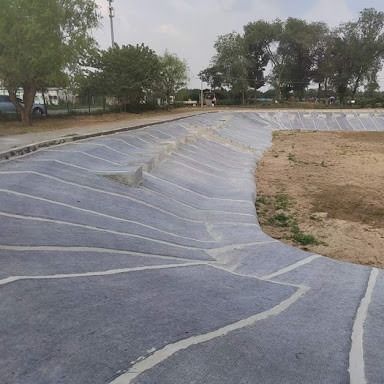 4m breite Textilfasern Zementdecke Wasserdichtungslösung für Aquakulturprojekte