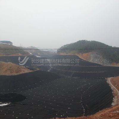 Säure- und Alkalibeständiges, Rissbeständiges HDPE-Glatte Geomembran für das Anti-Seepage-Projekt