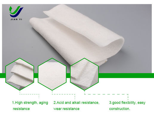 Wirtschaft Alkali Marsh Geotextil aus langen Fasern für Deponien von Industrieabfällen