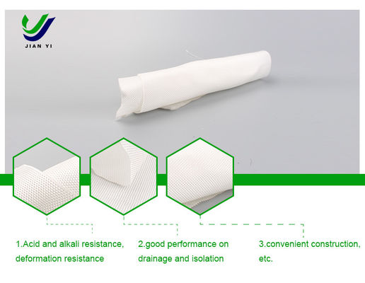 Ausgezeichnete Filtration und Drainage Schwarzes Polypropylen Geotextil
