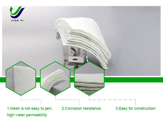 Kurzfaser-Geotextil mit hoher Wasserdurchlässigkeit und hoher Reißfestigkeit zur Bodenstabilisierung