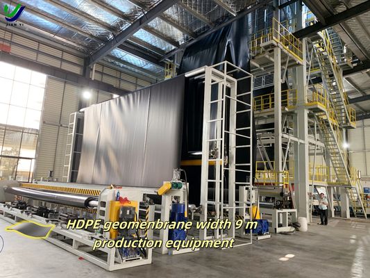 HDPE Glatte Geomembran-Auskleidung mit 700 % Dehnung bei Bruch, extrem niedriger Permeabilität und ausgezeichneter chemischer Beständigkeit für Wasserrückhaltung