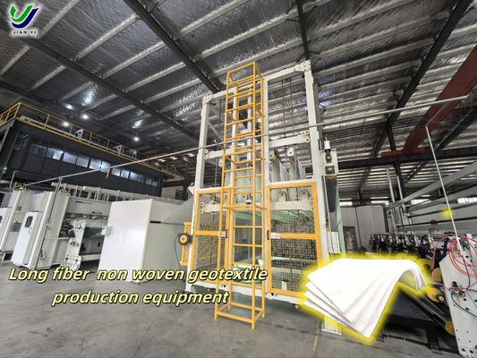 Geotextil aus langen Fasern mit hoher Zugfestigkeit für den Straßenbau