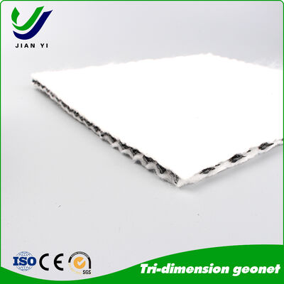 Hochdruckbeständiges 3D-Verbunddrainagenetz mit Zugfestigkeit ≥16kN/m und UV-Beständigkeit für Deponie- und Straßenentwässerung